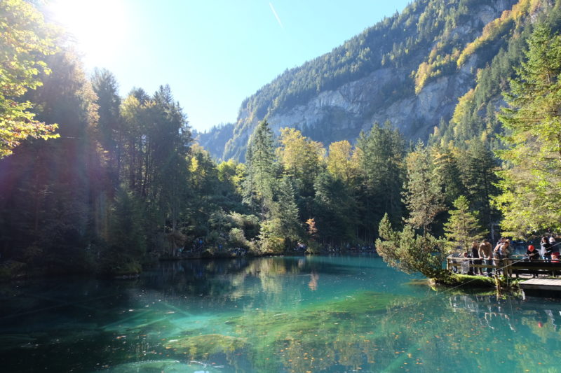 Blausee, na Suíça em um bate e volta de Lucerna