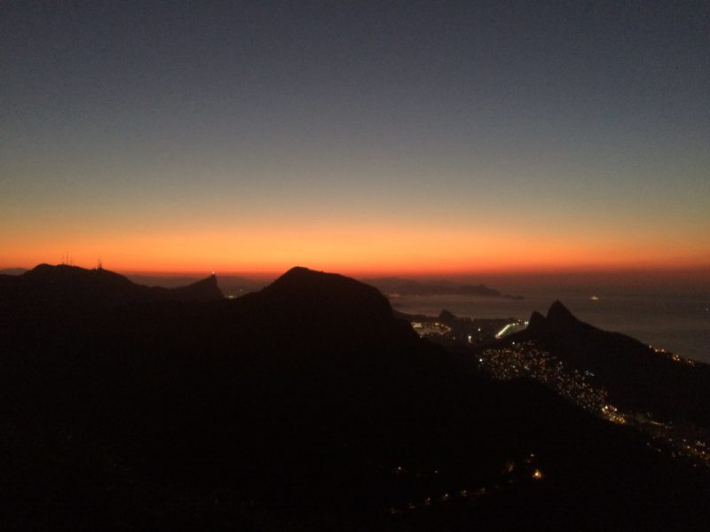 nascer do sol na pedra bonita