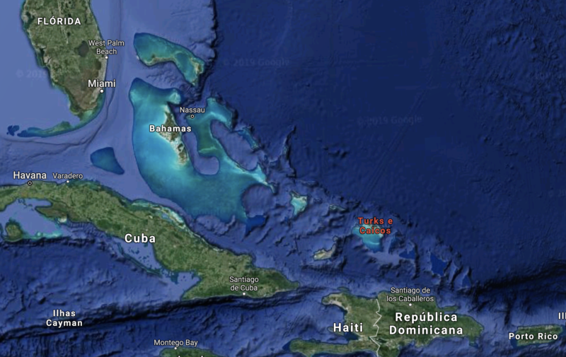 turks and Caicos onde fica
