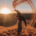 uma noite no deserto do Sahara no Marrocos