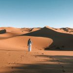 uma noite no deserto do Sahara no Marrocos