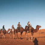 uma noite no deserto do Sahara no Marrocos