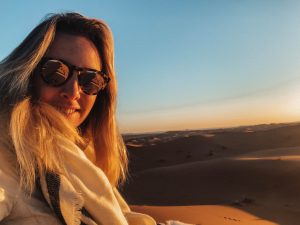 uma noite no deserto do Sahara no Marrocos