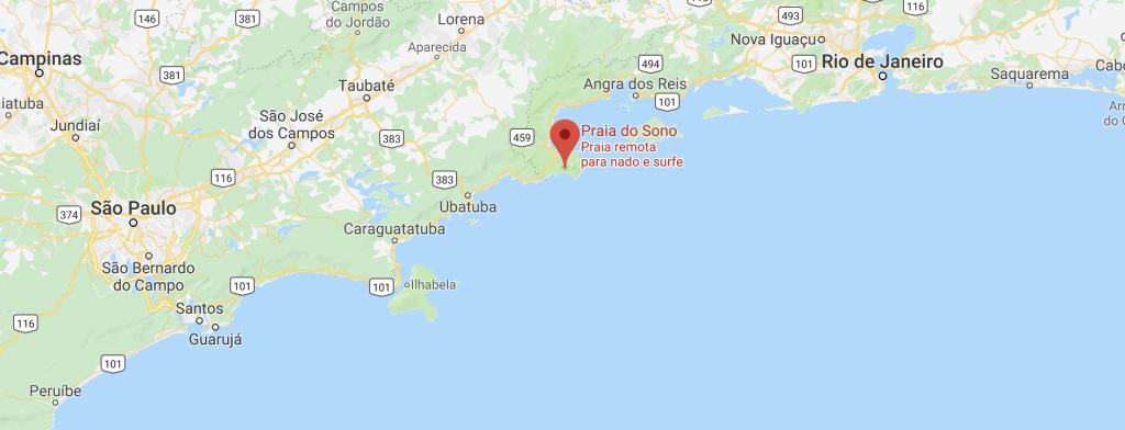 onde fica a praia do sono?