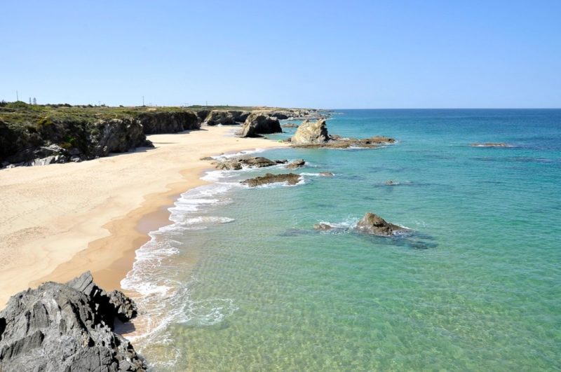 Praia da Samoqueira em Porto Covo