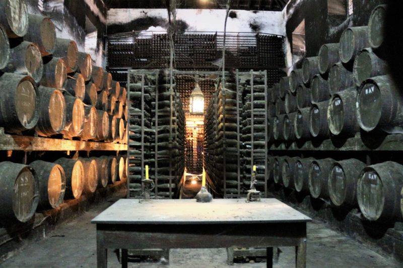 Interior da Vinícola José Maria da Fonseca 