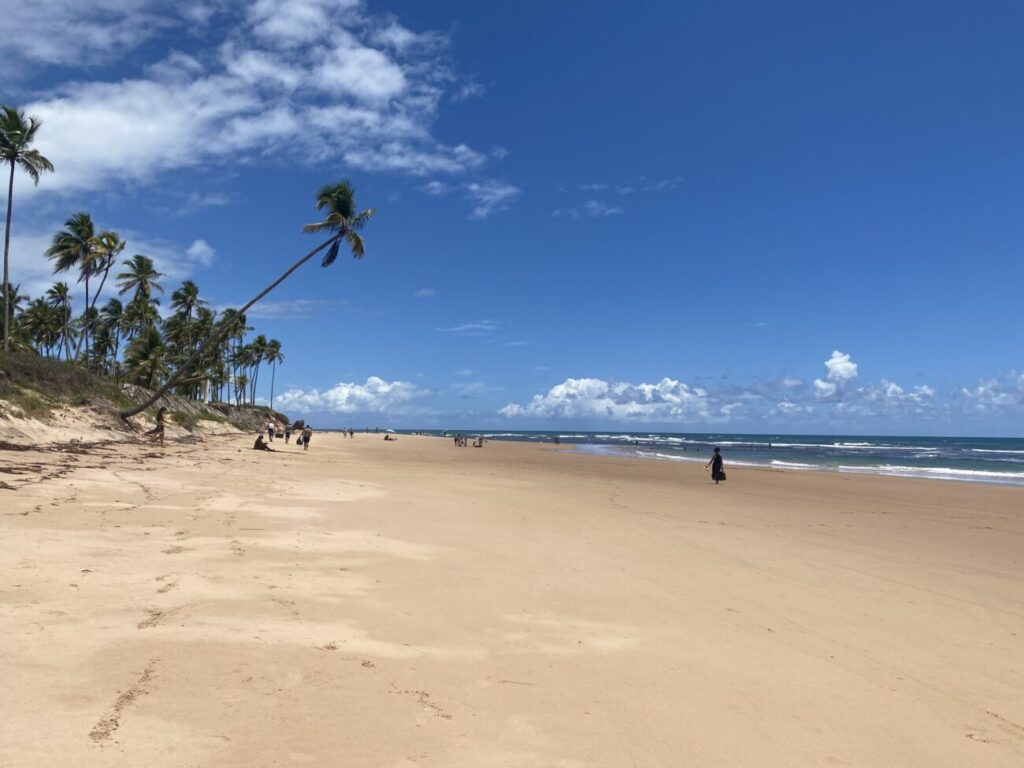 Praia de Saquaíra na Península de Marau