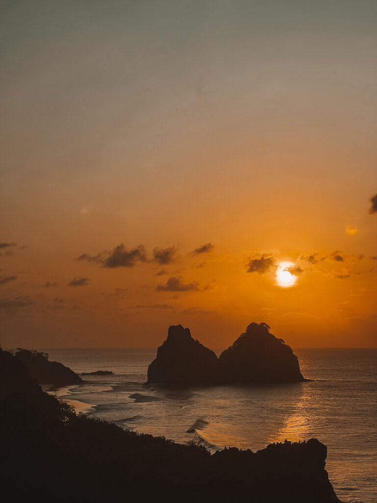 onde assistir ao por do Sol em Fernando de Noronha